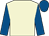Beige, royal blue sleeves and cap (Fittocks Stud)
