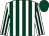 White, dark green stripes, dark green cap (The Thoroughbred Racing Corporation Lt)