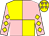 Yellow and pink (quartered), pink sleeves, yellow diamonds, yellow cap, pink stars (Ursa Major Racing Ltd And Partner)